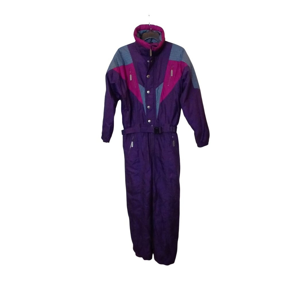 Cima Mens Sz M Ski Suit Overall Colorblock Retro Insulated VTG 90's W/Tags NOS